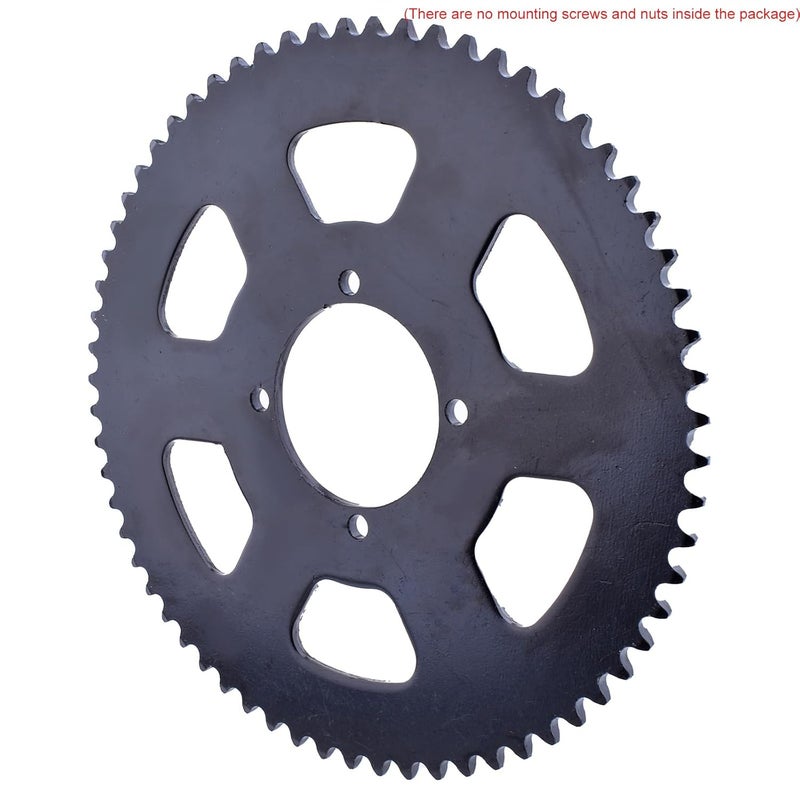 doinal 35# Sprocket Rear with Chain 108 Links Replacement for Razor Dirt Bike MX350 MX650 SX500 Accessories 65 Teeth Sprocket with Electric Bike Flywheel Adapter - Image 2